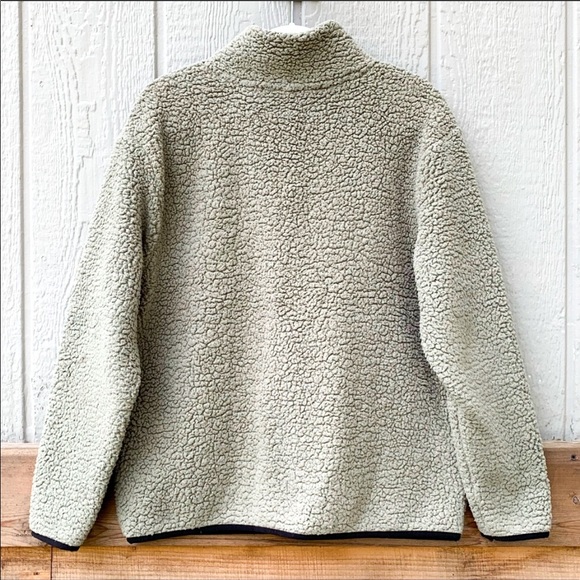 PINK VS grey thick sherpa full zip cozy sweater - Picture 10 of 16